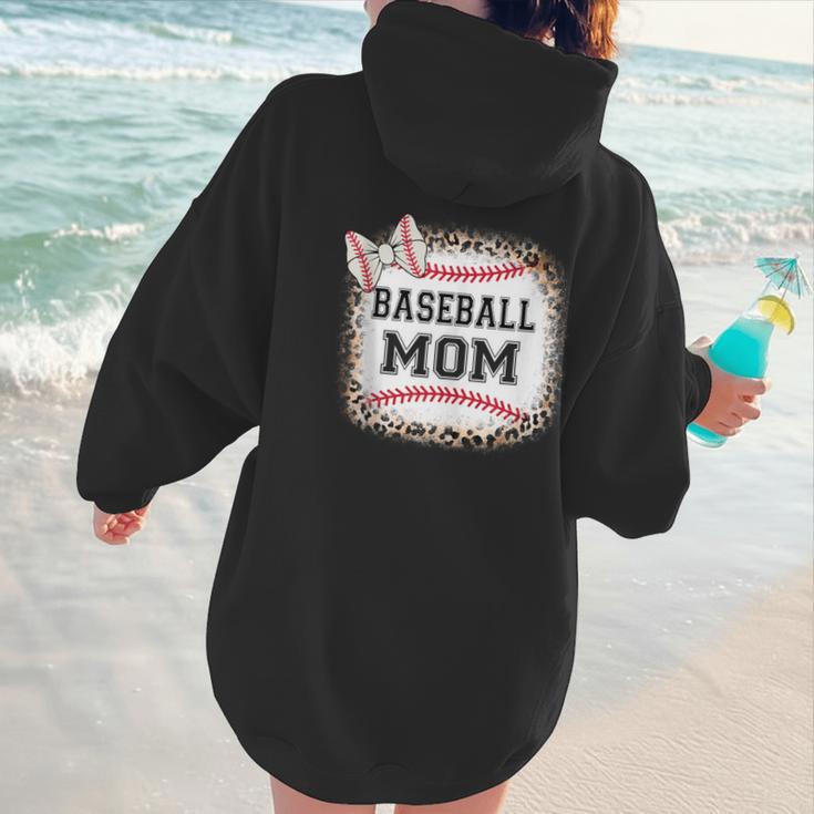 Baseball-Shirt Women Girls Mama Baseball Mom Women Hoodie Back Print