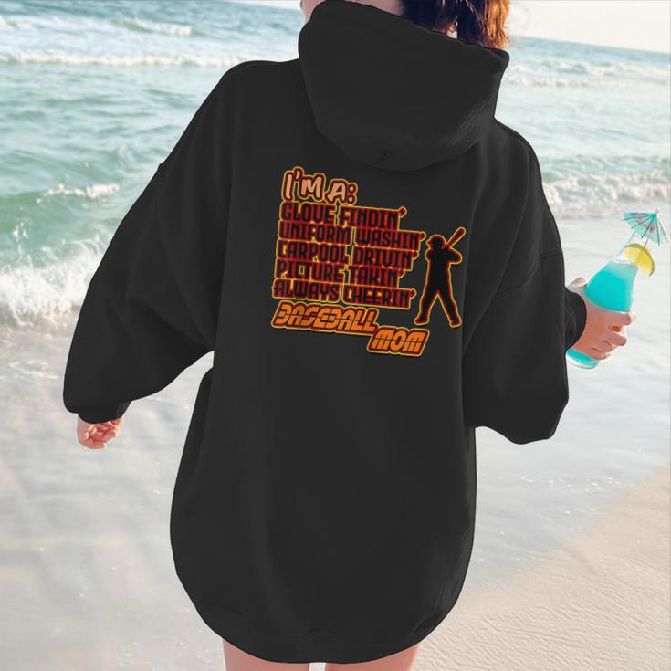 Im A Glove Findin Uniform Washin Carpool Drivin Baseball Mom Women Hoodie Back Print Im A Glove Findin Uniform Washin Carpool Drivin Baseball Mom Women Hoodie Back Print