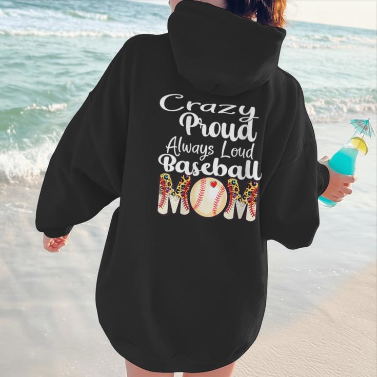 Loud And Proud Baseball Mom Messy Bun 2024 Women Hoodie Back Print Loud And Proud Baseball Mom Messy Bun 2024 Women Hoodie Back Print