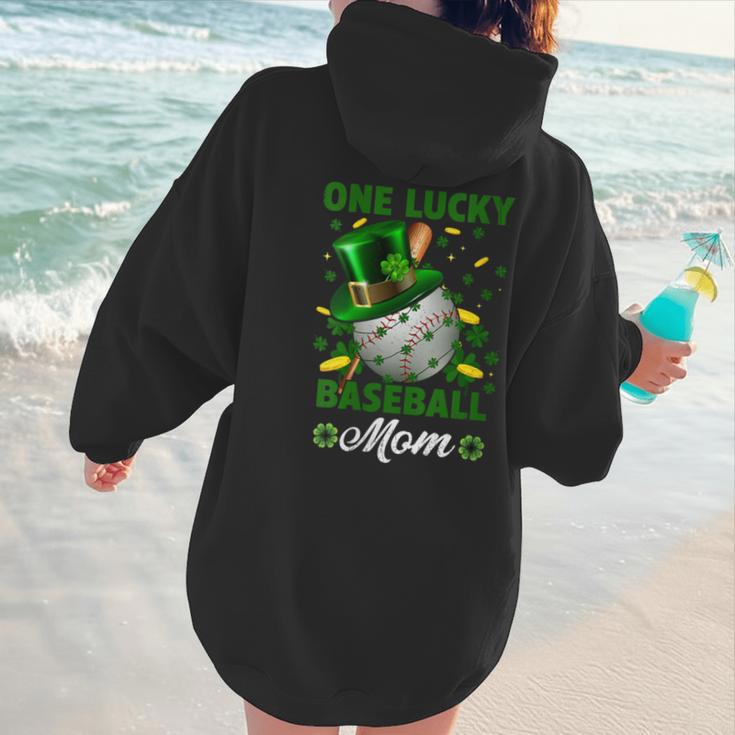 One Lucky Baseball Mom St Patricks Day One Lucky Mom Women Women Hoodie Back Print One Lucky Baseball Mom St Patricks Day One Lucky Mom Women Women Hoodie Back Print