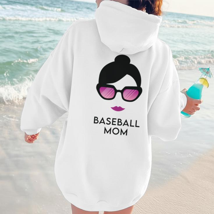 Baseball Mom Activity Mom Women Hoodie Back Print Baseball Mom Activity Mom Women Hoodie Back Print