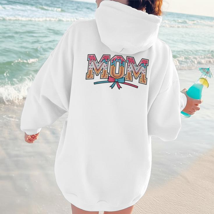 Baseball Mom Coquette Bow Mommy Ice Cream Mother's Day Mom Women Hoodie Back Print Baseball Mom Coquette Bow Mommy Ice Cream Mother's Day Mom Women Hoodie Back Print