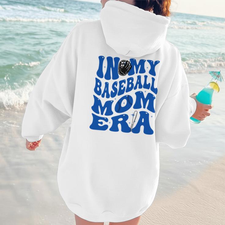 In My Baseball Mom Ear Blue Women Hoodie Back Print In My Baseball Mom Ear Blue Women Hoodie Back Print