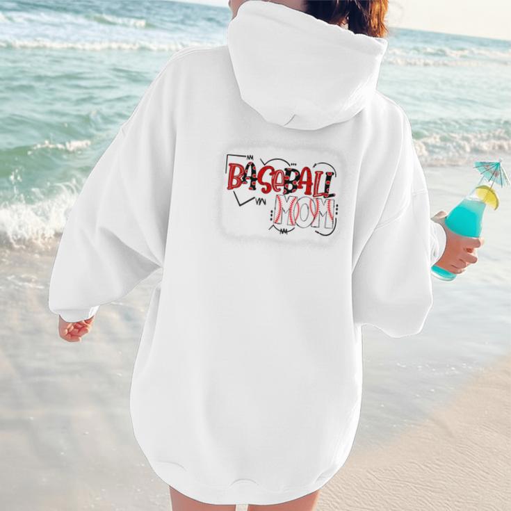 Baseball Mom Mommy Baseball Player Premium Women Hoodie Back Print Baseball Mom Mommy Baseball Player Premium Women Hoodie Back Print