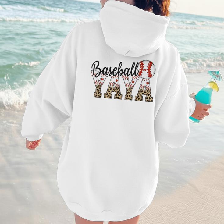 Baseball Yaya Women BallPark Yaya Baseball Mom Mother's Day Women Hoodie Back Print Baseball Yaya Women BallPark Yaya Baseball Mom Mother's Day Women Hoodie Back Print