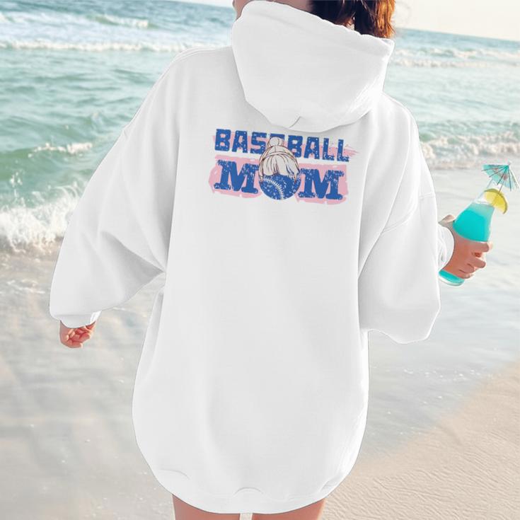 Cool Baseball Mom Mother's Day Mama Woman Cute Women Hoodie Back Print