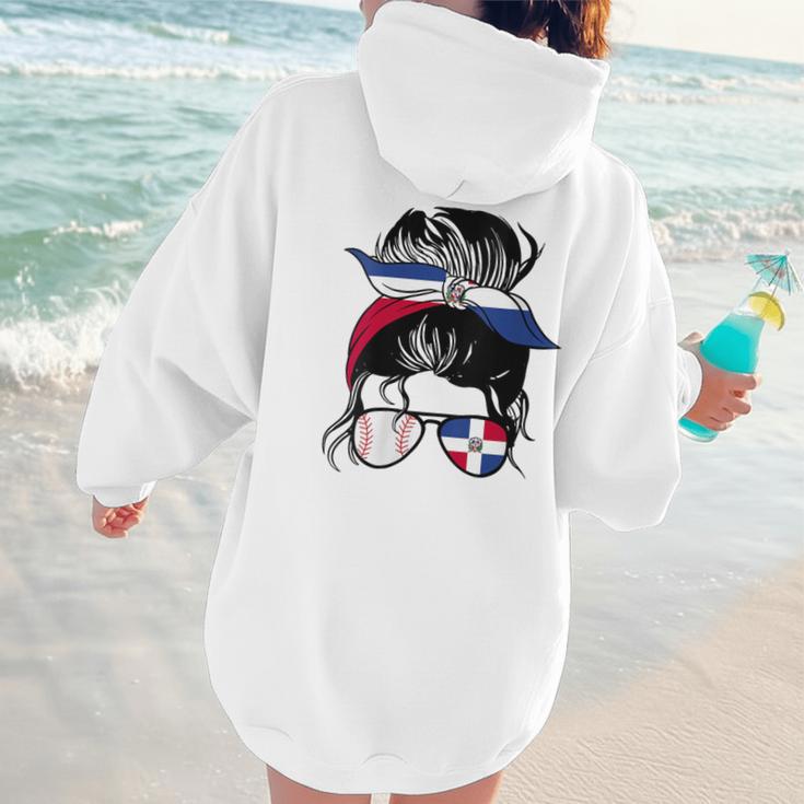 Dominican Baseball Mom Dominican Baseball Girl Women Hoodie Back Print Dominican Baseball Mom Dominican Baseball Girl Women Hoodie Back Print