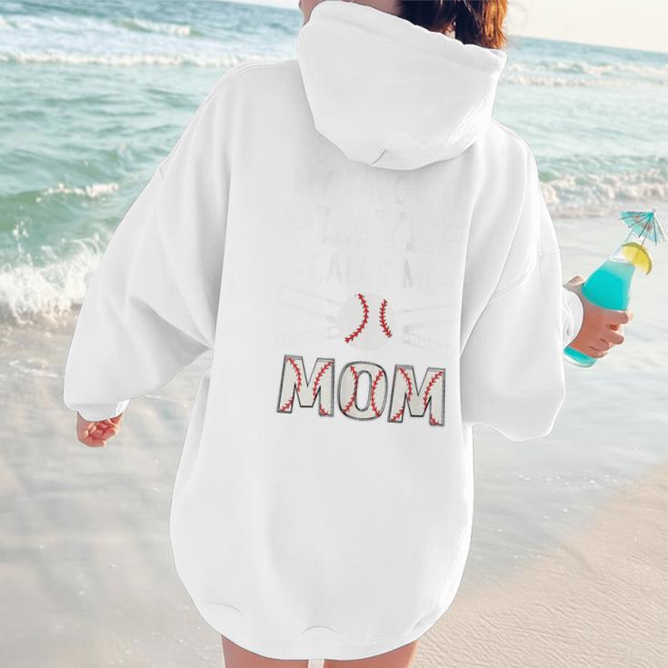 My Favorite Player Calls Me Mom Baseball Mom Game Day Women Hoodie Back Print My Favorite Player Calls Me Mom Baseball Mom Game Day Women Hoodie Back Print