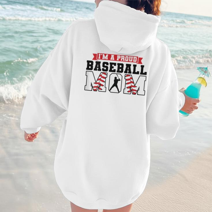 I'm a Proud Baseball Mom Baseball Women Hoodie Back Print I'm a Proud Baseball Mom Baseball Women Hoodie Back Print