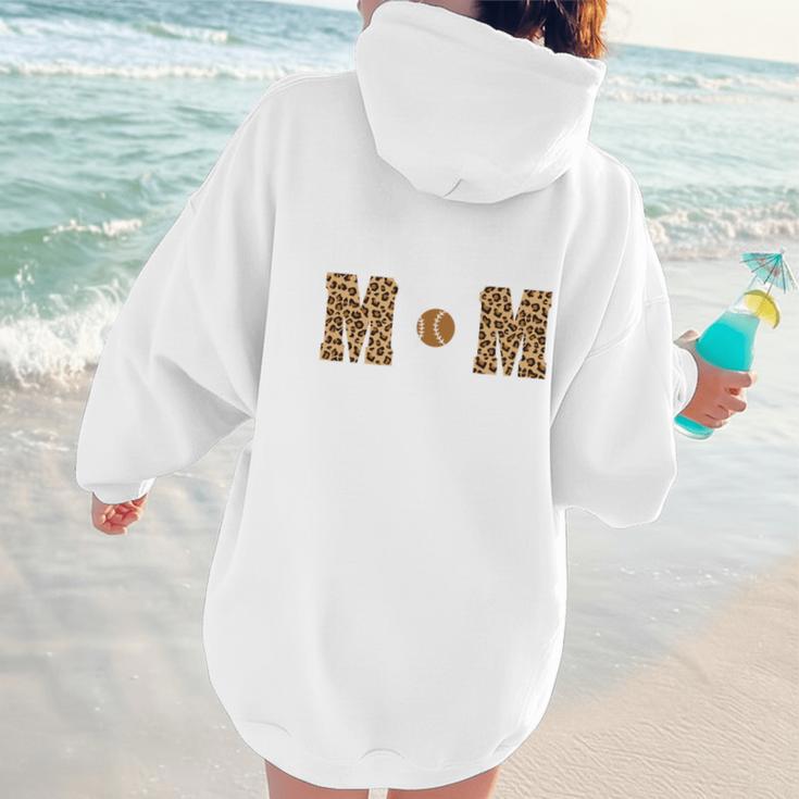 Loud And Proud Baseball Mom Leopard Mama Loves Women Hoodie Back Print Loud And Proud Baseball Mom Leopard Mama Loves Women Hoodie Back Print