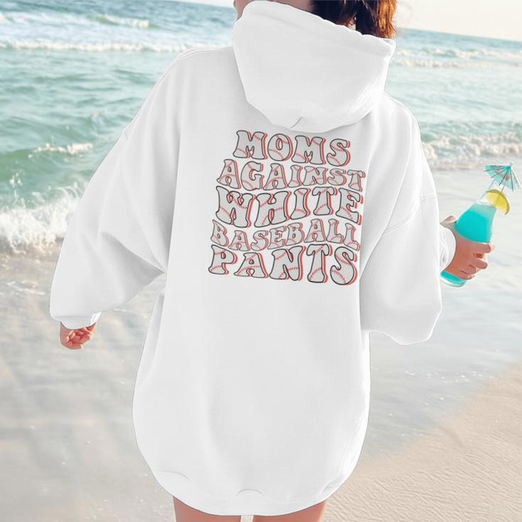 Mom Against Baseball Pants Baseball Mom Women Hoodie Back Print Mom Against Baseball Pants Baseball Mom Women Hoodie Back Print