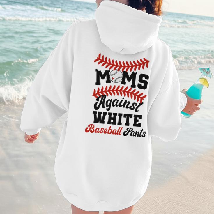 Moms Against Baseball Pants Baseball Mom Joke Women Hoodie Back Print Moms Against Baseball Pants Baseball Mom Joke Women Hoodie Back Print