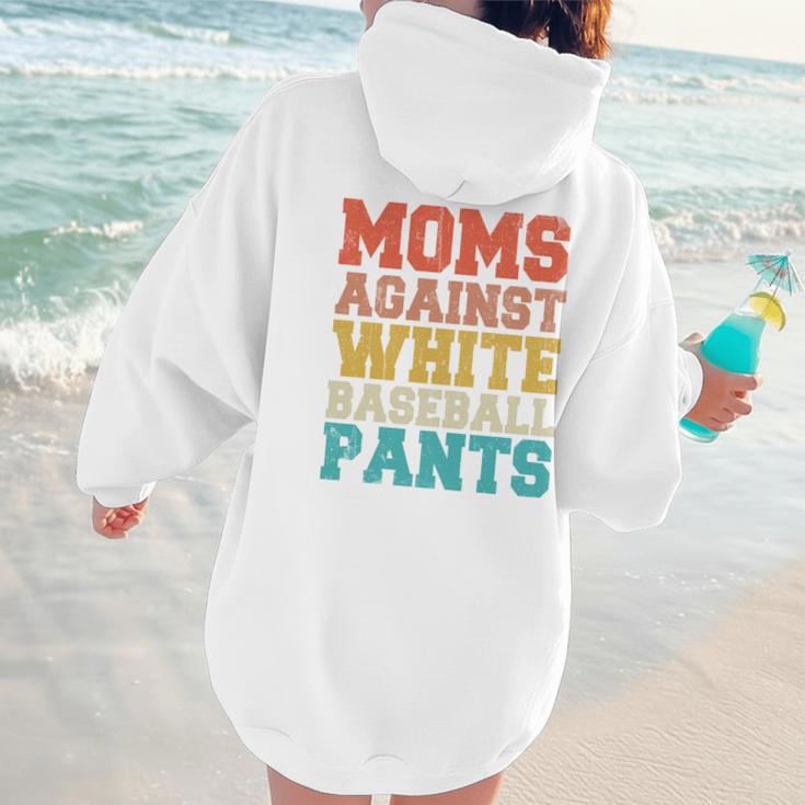 Moms Against Baseball Pants Baseball Mom Mother Women Hoodie Back Print Moms Against Baseball Pants Baseball Mom Mother Women Hoodie Back Print