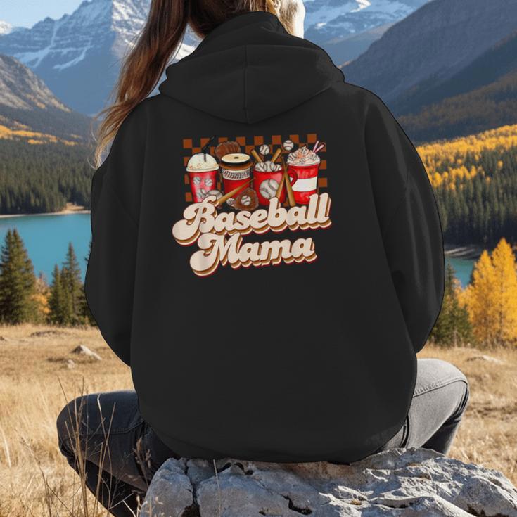 Baseball Mama Coffee Game Day Vibes Baseball Mom Women Hoodie Back Print Baseball Mama Coffee Game Day Vibes Baseball Mom Women Hoodie Back Print