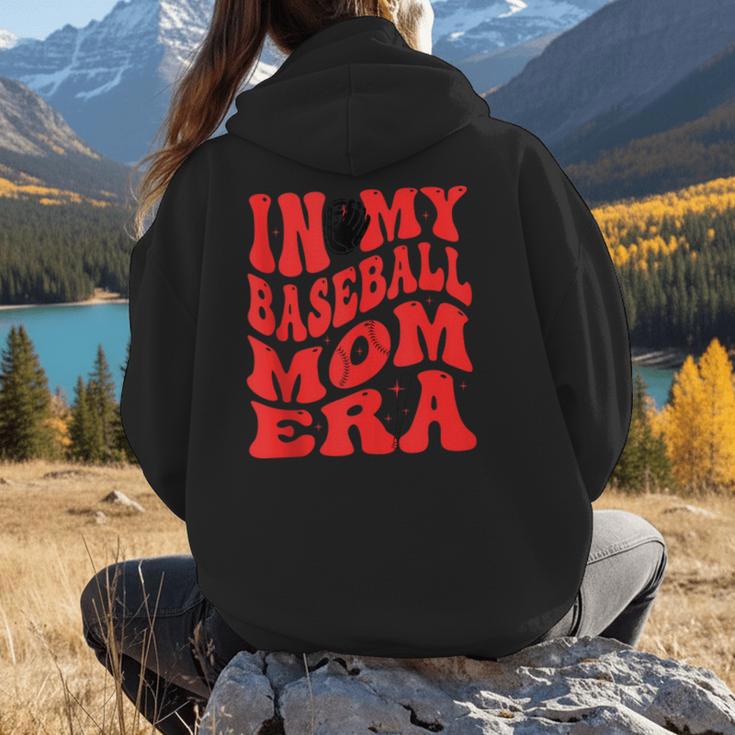 In My Baseball Mom Era Red Women Hoodie Back Print In My Baseball Mom Era Red Women Hoodie Back Print