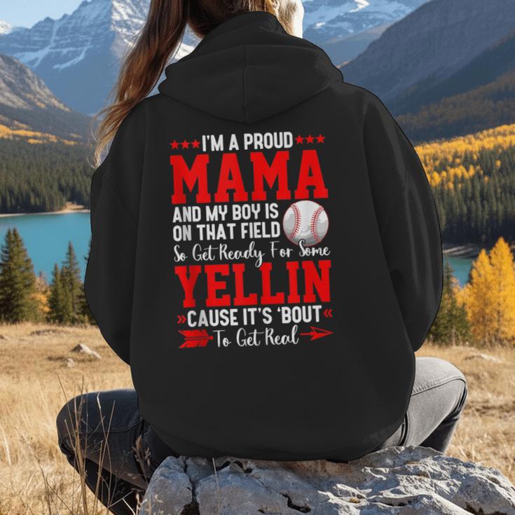 Baseball Mom Mama Baseball Lover Sport Mother's Day Women Hoodie Back Print Baseball Mom Mama Baseball Lover Sport Mother's Day Women Hoodie Back Print