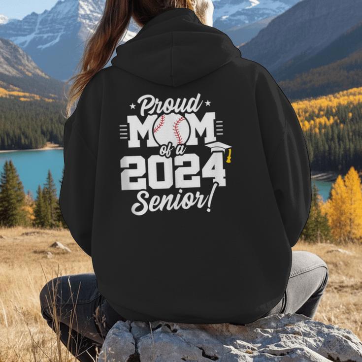 Class Of 2024 Senior Year Baseball Mom Senior 2024 Women Hoodie Back Print Class Of 2024 Senior Year Baseball Mom Senior 2024 Women Hoodie Back Print