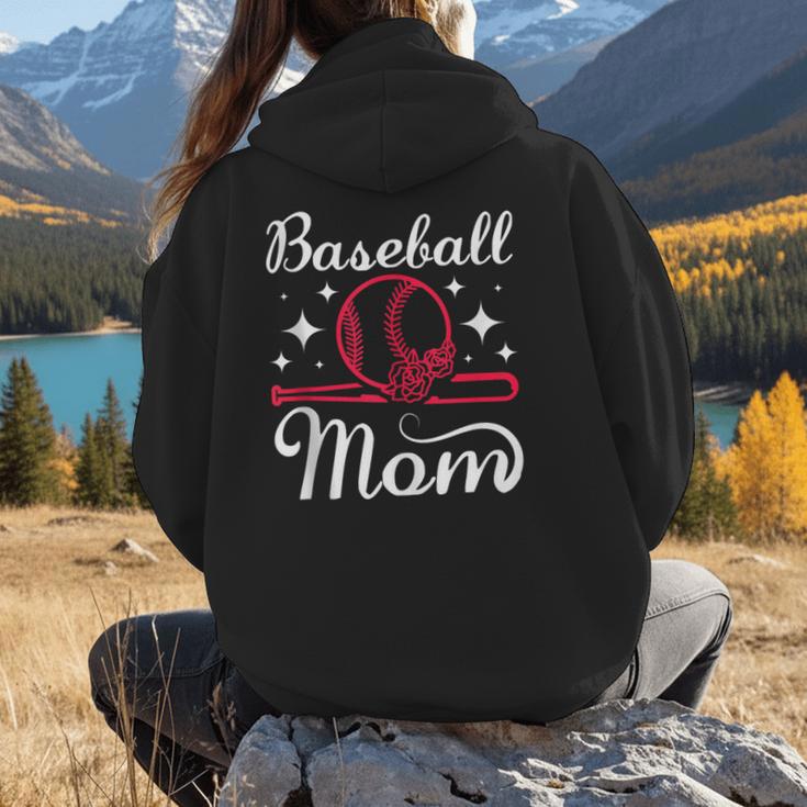 Mommy Baseball Mom Women Hoodie Back Print Mommy Baseball Mom Women Hoodie Back Print
