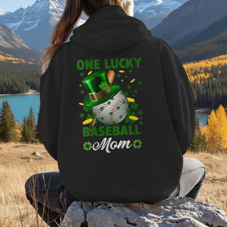 One Lucky Baseball Mom St Patricks Day One Lucky Mom Women Women Hoodie Back Print One Lucky Baseball Mom St Patricks Day One Lucky Mom Women Women Hoodie Back Print