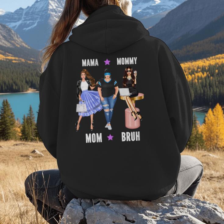 Sassy Baseball Mom Sassy Classy Elegant Women Hoodie Back Print