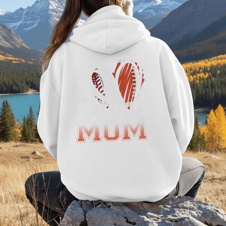 Ball Mom Football Baseball Mom Premium Women Hoodie Back Print Ball Mom Football Baseball Mom Premium Women Hoodie Back Print