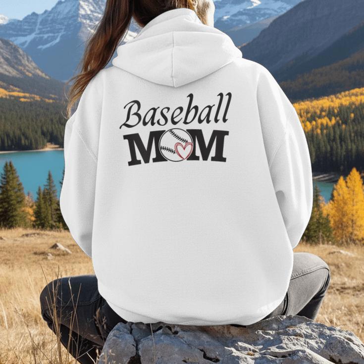 Baseball Mom Mother`s Day Women Hoodie Back Print Baseball Mom Mother`s Day Women Hoodie Back Print