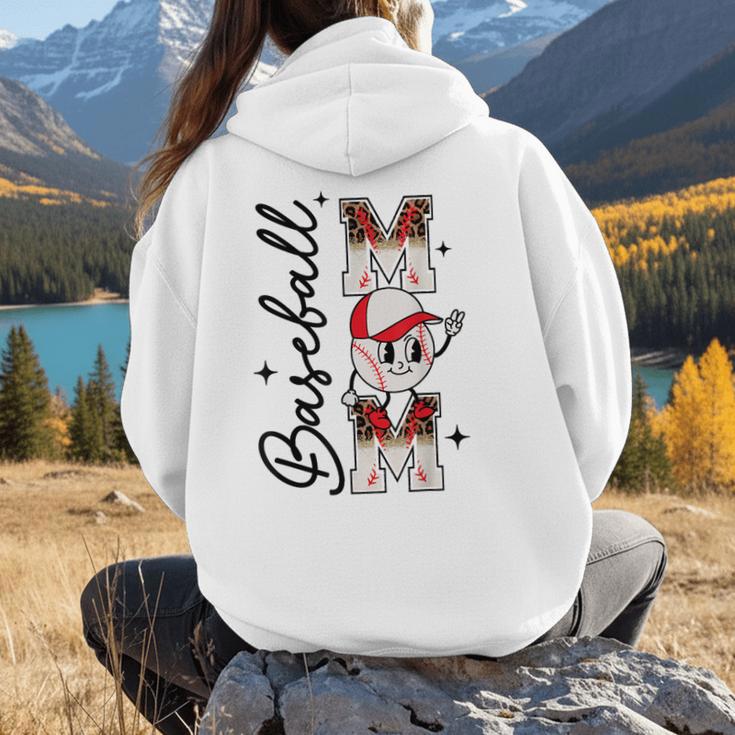 Retro Baseball Mom Mama Baseball Life Softball Life Game Day Women Hoodie Back Print Retro Baseball Mom Mama Baseball Life Softball Life Game Day Women Hoodie Back Print