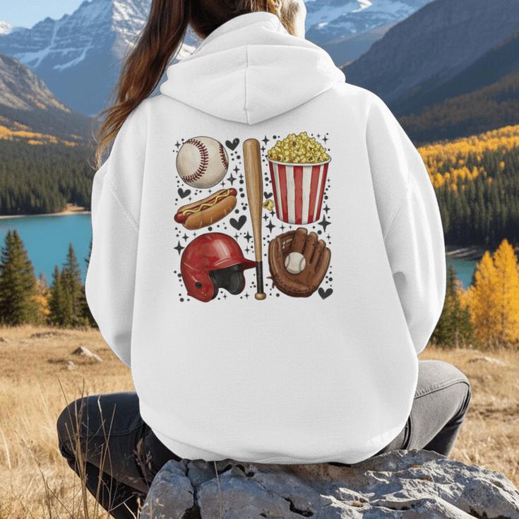 Tis The Season Baseball Mom Game Day Cheering Sports Lover Women Hoodie Back Print Tis The Season Baseball Mom Game Day Cheering Sports Lover Women Hoodie Back Print