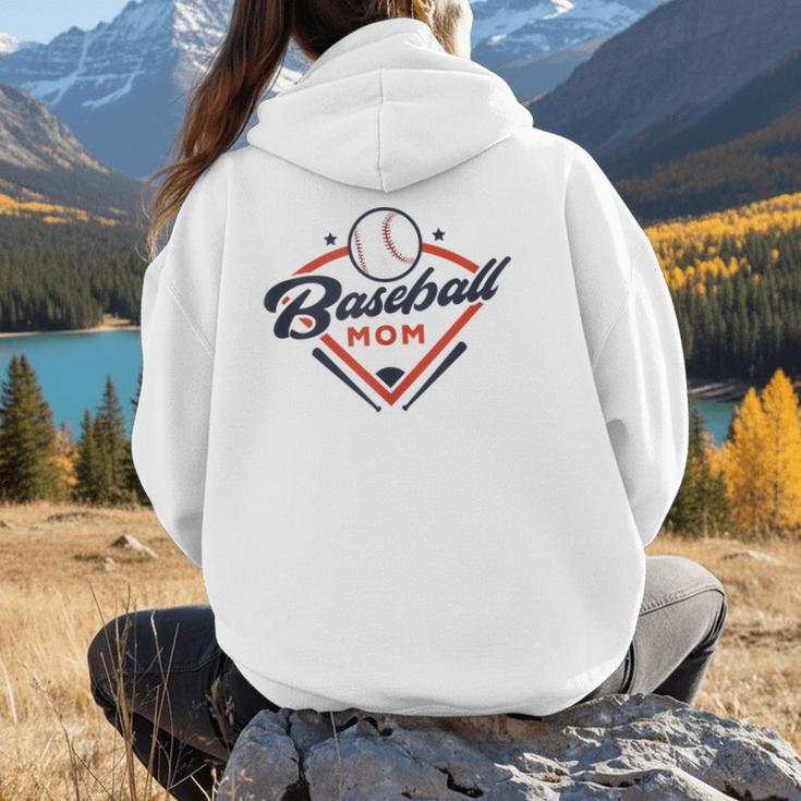 Vintage Baseball Mom Ballpark Momma Baseball Lover Women Hoodie Back Print Vintage Baseball Mom Ballpark Momma Baseball Lover Women Hoodie Back Print