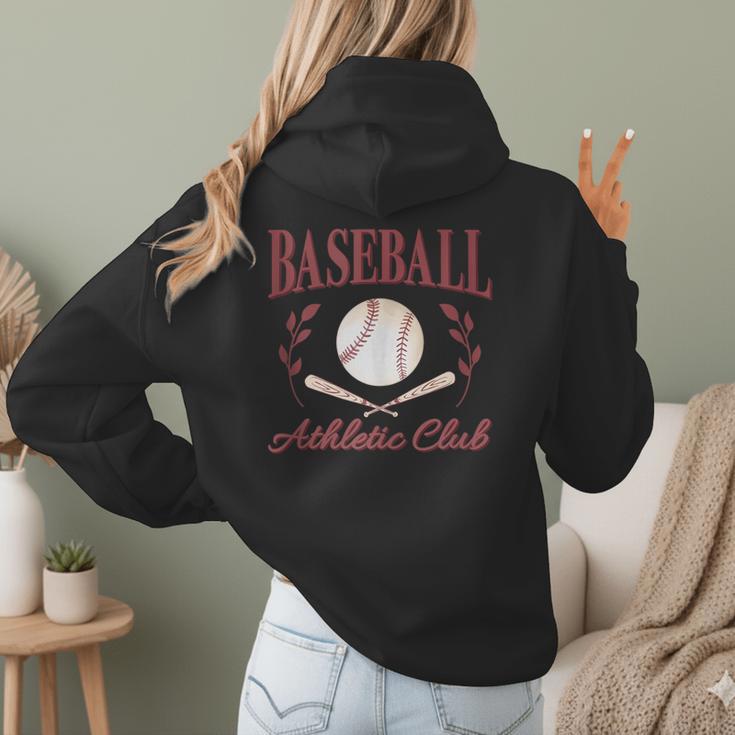 Baseball Athletic Social Club Baseball Mom Trendy Baseball Women Hoodie Back Print Baseball Athletic Social Club Baseball Mom Trendy Baseball Women Hoodie Back Print
