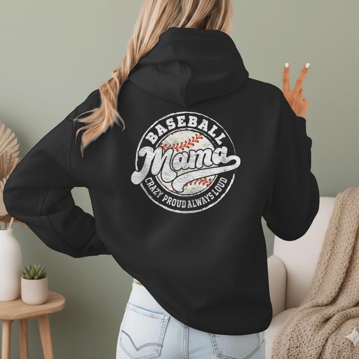 Baseball Mama Baseball Mom Matching Family Crazy Proud Women Hoodie Back Print Baseball Mama Baseball Mom Matching Family Crazy Proud Women Hoodie Back Print