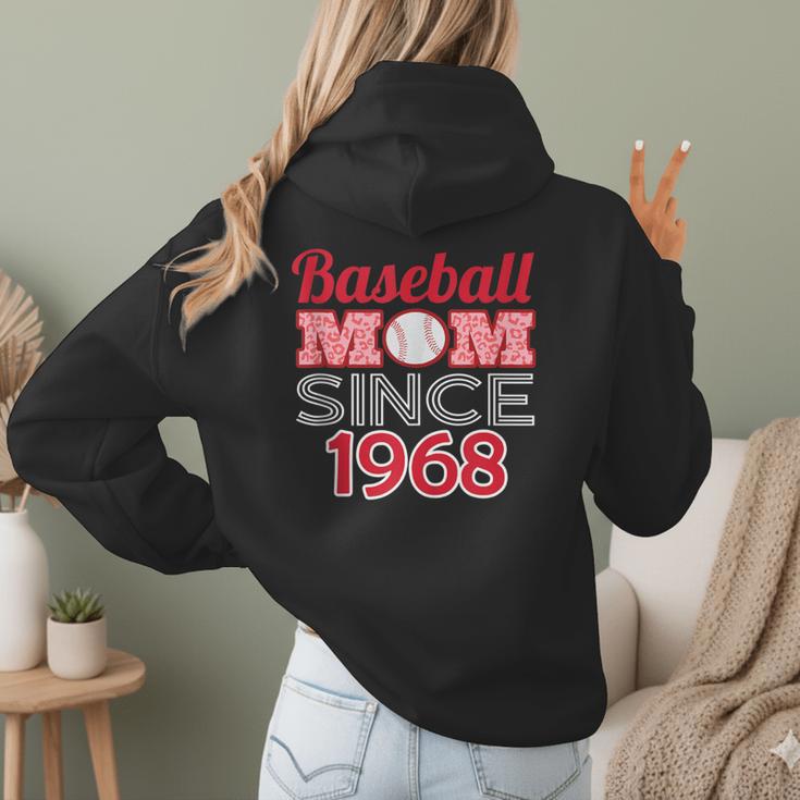 Baseball Mom Since 1968 Women Hoodie Back Print Baseball Mom Since 1968 Women Hoodie Back Print