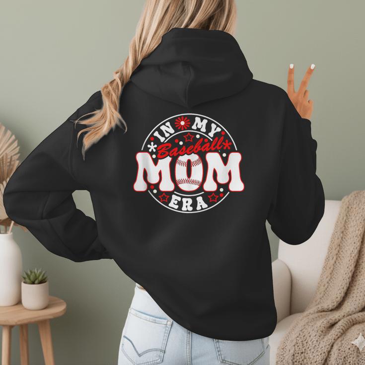 Baseball Mom Era For Women Player Mother Women Hoodie Back Print