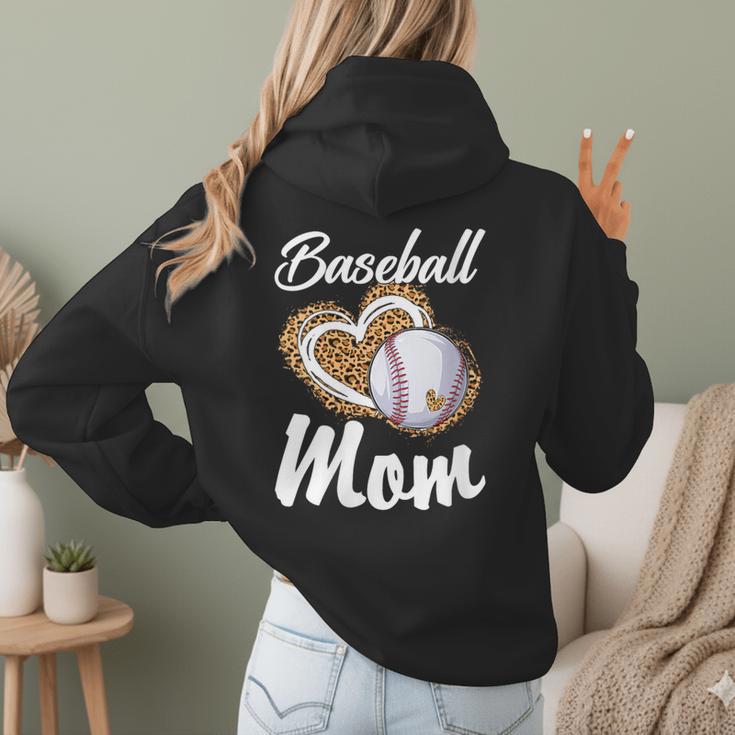 Baseball Mom Grandma Leopard Baseball Lover Fan Women Hoodie Back Print Baseball Mom Grandma Leopard Baseball Lover Fan Women Hoodie Back Print