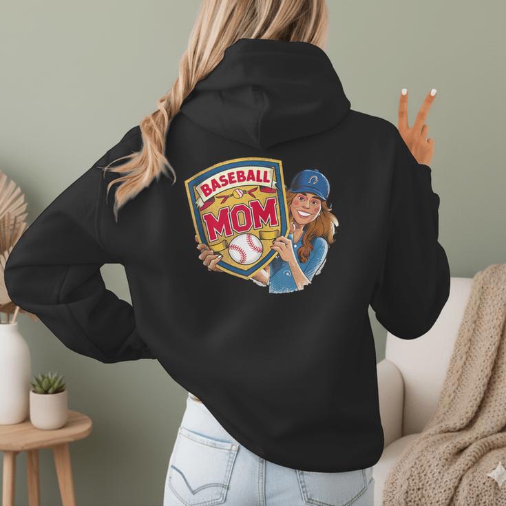 Baseball Mom Mama Mother's In My Baseball Mom Era Women Hoodie Back Print Baseball Mom Mama Mother's In My Baseball Mom Era Women Hoodie Back Print