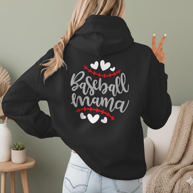 Baseball Mom Mama Women Hoodie Back Print Baseball Mom Mama Women Hoodie Back Print