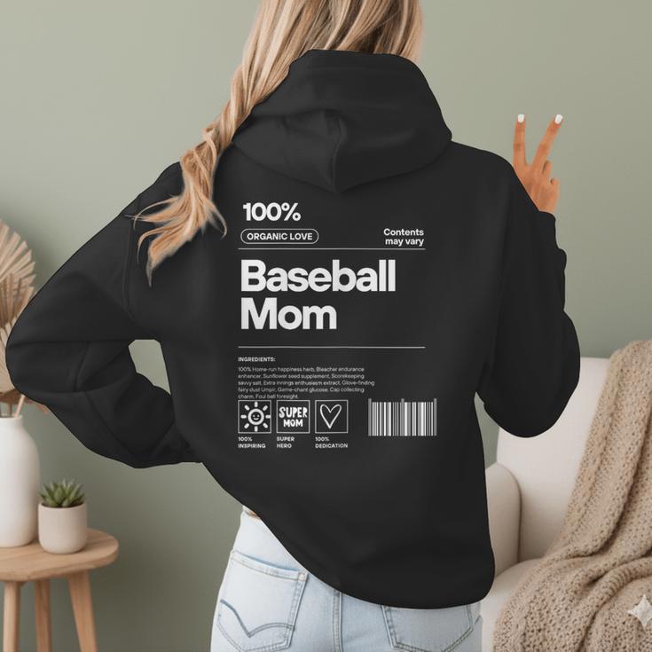 Baseball Mom Graphic Tees For Women Women Hoodie Back Print Baseball Mom Graphic Tees For Women Women Hoodie Back Print