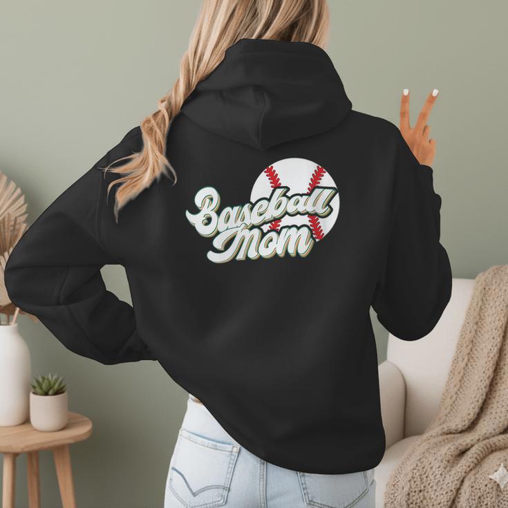 Baseball Mom's Favorite Game Day Women Hoodie Back Print Baseball Mom's Favorite Game Day Women Hoodie Back Print
