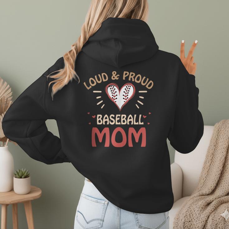 Baseball Moms Game Practice Sports School Kids Women Hoodie Back Print Baseball Moms Game Practice Sports School Kids Women Hoodie Back Print