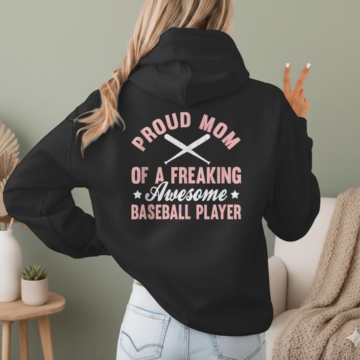 Baseball Player Pitcher Catcher Baseball Mom Mother Women Hoodie Back Print Baseball Player Pitcher Catcher Baseball Mom Mother Women Hoodie Back Print