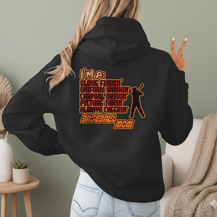Im A Glove Findin Uniform Washin Carpool Drivin Baseball Mom Women Hoodie Back Print Im A Glove Findin Uniform Washin Carpool Drivin Baseball Mom Women Hoodie Back Print