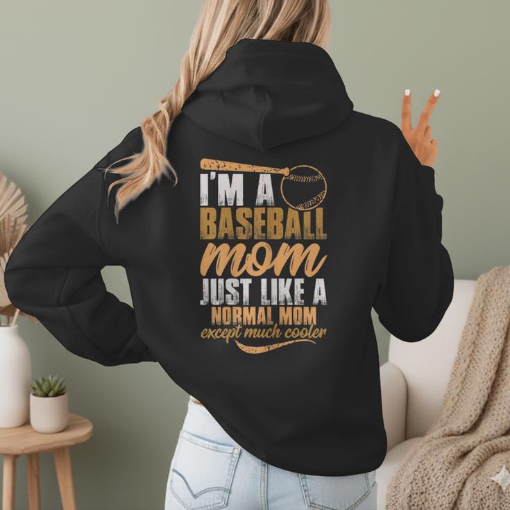 I`m a Baseball Mom Just Like a Normal Mom Except Much Cooler Women Hoodie Back Print I`m a Baseball Mom Just Like a Normal Mom Except Much Cooler Women Hoodie Back Print