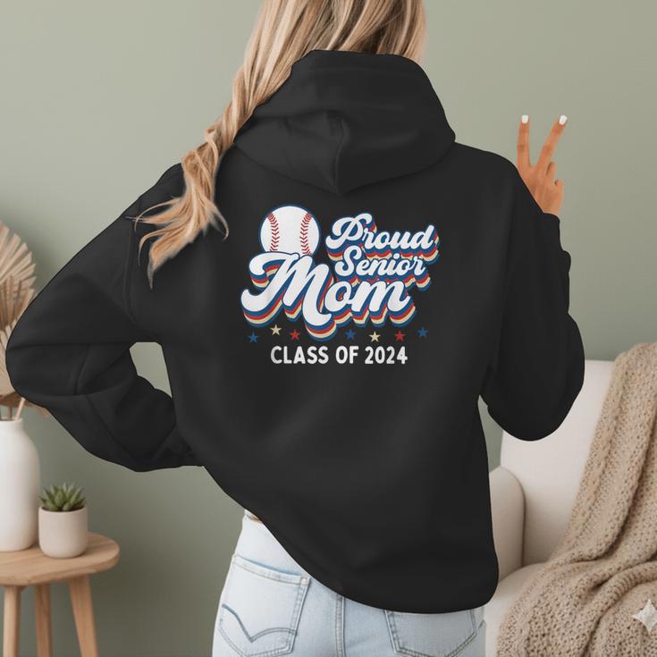 Proud Senior Mom Class Of 2024 Baseball Mom Graduate School Women Hoodie Back Print Proud Senior Mom Class Of 2024 Baseball Mom Graduate School Women Hoodie Back Print