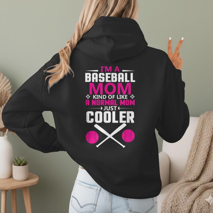 Self Expression Cool Baseball Mom Positive Thinking Women Hoodie Back Print Self Expression Cool Baseball Mom Positive Thinking Women Hoodie Back Print