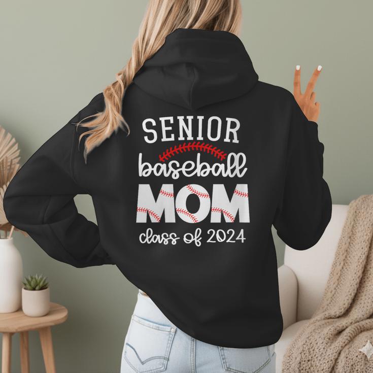 Senior Baseball Mom Class Of 2024 Baseball Senior Night Women Hoodie Back Print Senior Baseball Mom Class Of 2024 Baseball Senior Night Women Hoodie Back Print