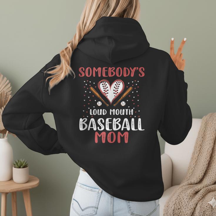 Somebody’s Loud Mouth Baseball Mom Women Hoodie Back Print Somebody’s Loud Mouth Baseball Mom Women Hoodie Back Print
