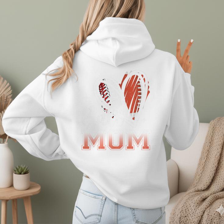 Ball Mom Football Baseball Mom Premium Women Hoodie Back Print Ball Mom Football Baseball Mom Premium Women Hoodie Back Print
