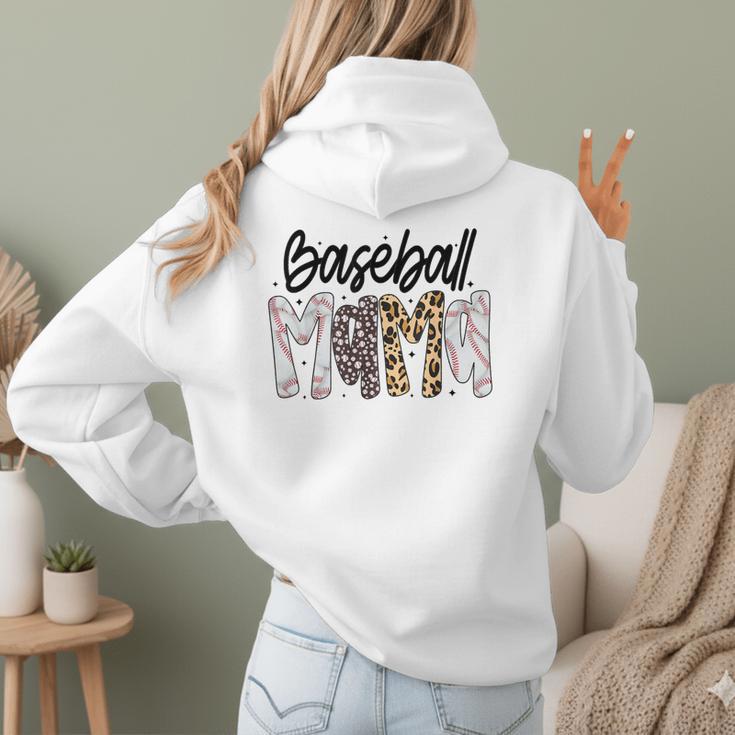 Baseball Mama Coquette Mother's Day Baseball Mom Vintage Women Hoodie Back Print Baseball Mama Coquette Mother's Day Baseball Mom Vintage Women Hoodie Back Print