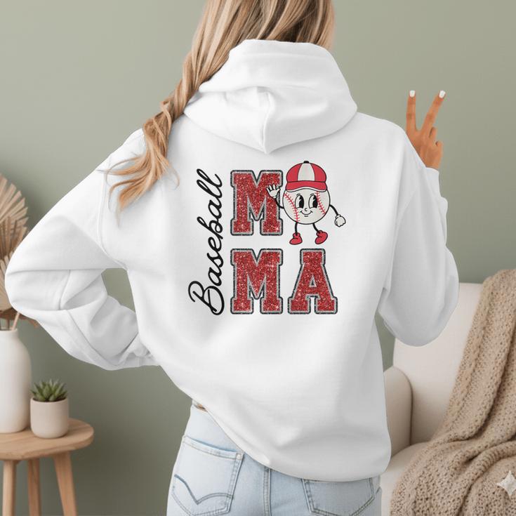 Baseball Mama Baseball Mom Game Day Senior Night Women Hoodie Back Print Baseball Mama Baseball Mom Game Day Senior Night Women Hoodie Back Print