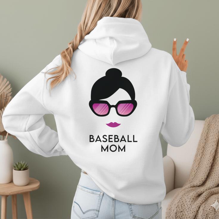 Baseball Mom Activity Mom Women Hoodie Back Print Baseball Mom Activity Mom Women Hoodie Back Print